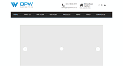 Desktop Screenshot of dpwplanthire.com.au
